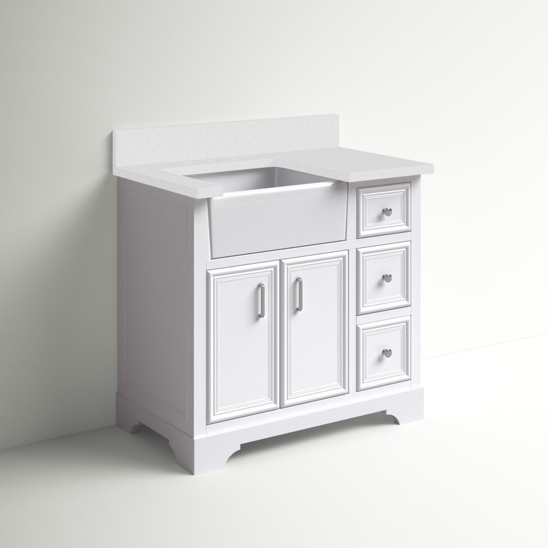 Sand & Stable Emiliano 36'' Single Bathroom Vanity with Top & Reviews